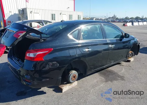 2017 Nissan Sentra Sv z USA, uszkodzony, nr VIN 3N1AB7AP8HL721588